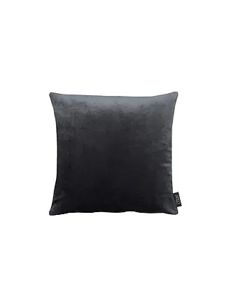 APELT | Samt Kissenhülle 46x46cm Arte Uni Softstyle Grau | grau